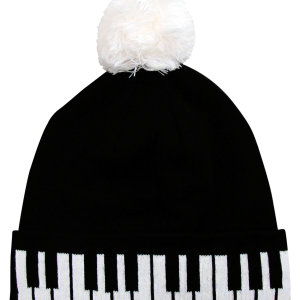 Pom Pom Keyboard Winter Hat