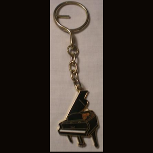 Baby Grand Piano Keychain