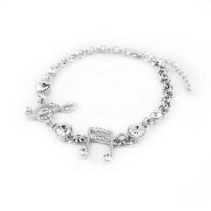 Clef & Notes Sterling Bracelet