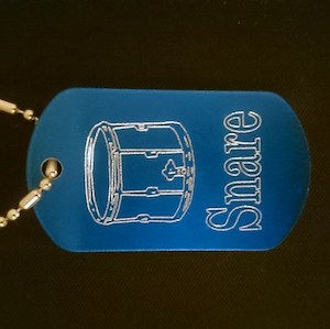 Snare (Word) Dog Tag