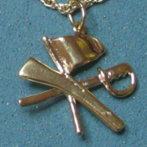 Color Guard Trio Necklace Gold