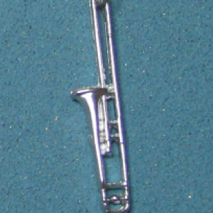 Trombone Necklace (Sterling)