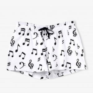 Music Notes PJ Shorts