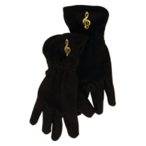 Fleece G Clef Gloves
