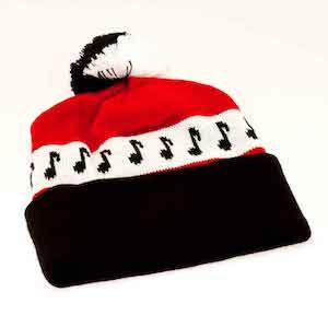 Treble Clef Winter Hat