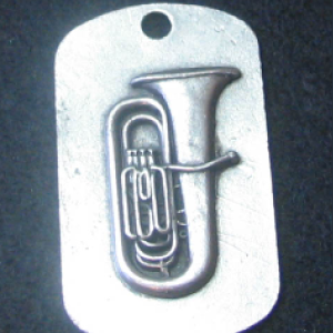 Tuba 3D Dog Tag