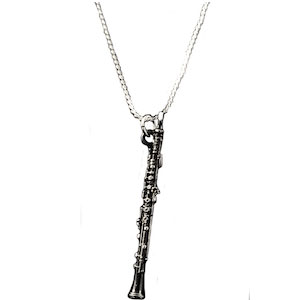 Black Oboe Necklace