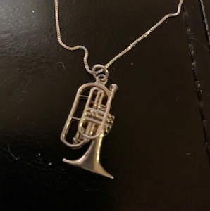 Flat Back Trumpet Necklace