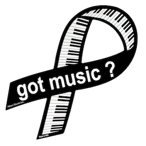 Got Music Ribbon Magnet (Large 5")