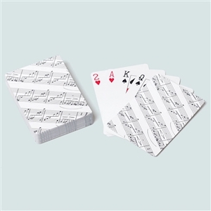 Sheet Music Design Playing Cards