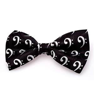 Bass Clef Bow Tie
