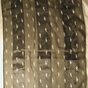 Black And White Clefs Scarf