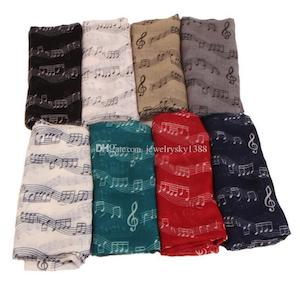 Infinity Music Note Scarf