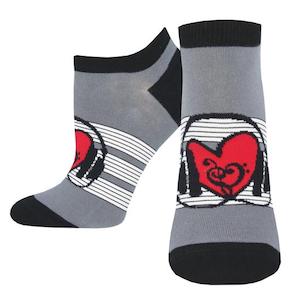 Heart Beat Ped Socks