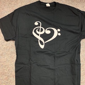 Bass Treble Heart Tee