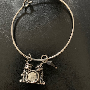 Drum Set Bangle Bracelet