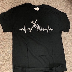 Violin Heartbeat Tee