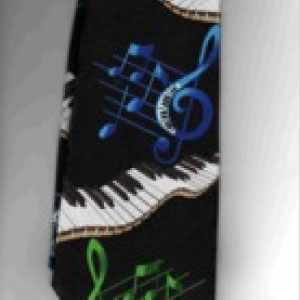 Keyboard And Notes Tie