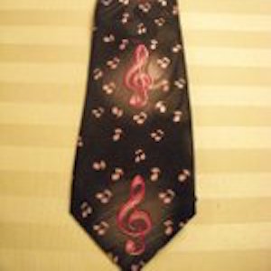 Pink Trebles Tie