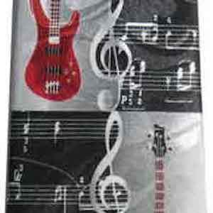 Red Bass Guitars Tie