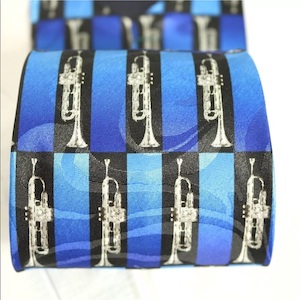 Silver Trumpets Tie