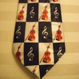 Violin Blocks Tie