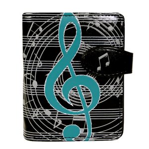 Treble Clef Small Zipper Wallet