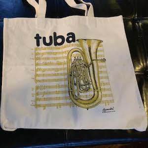 Tuba Tote Bag