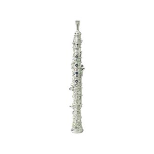 Oboe Rhinestone Brooches