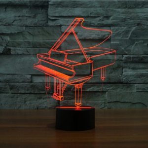 Grand Piano 3D Illusion Lamp