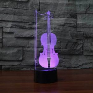 Violin 3D Illusion Lamp