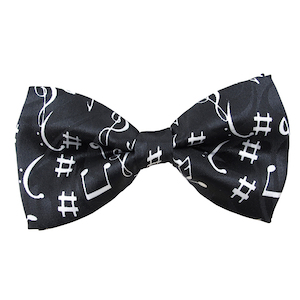 Music Symbols Bow Tie