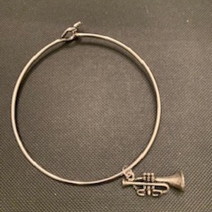 Trumpet Bangle Bracelet