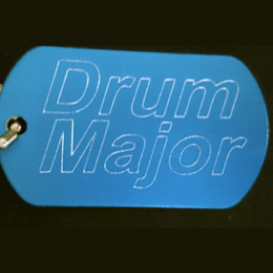 Drum Major (Word) Dog Tag