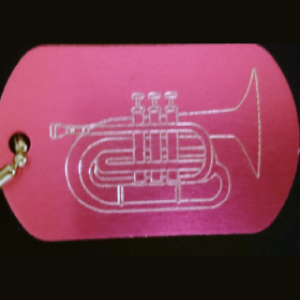 Mellophone Dog Tag