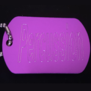 Percussion Dog Tag
