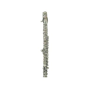 Flute Rhinestone Brooches