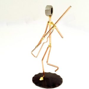 Color Guard Rifle Copper Figurine