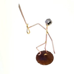Color Guard Sword Copper Figurine