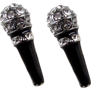 Microphone Earrings